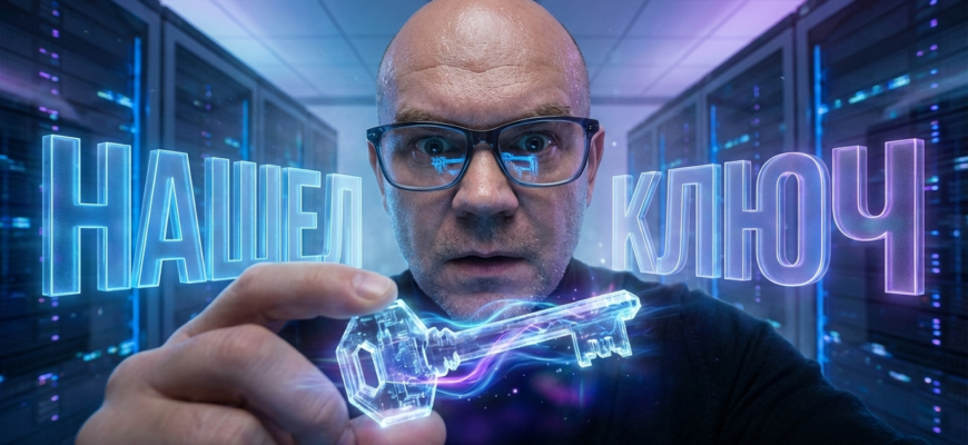 Изображение человека, ищущего повсюду потерянные ключи после переезда.